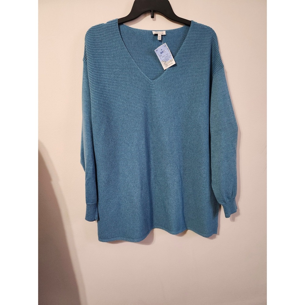 Ella Moss V neck long sleeve Sweater 2XL